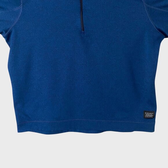 Nike Golf Therma Repel 1/2 Zip L/S Blue Men's Size XL Water-Repellant Sweatshirt - Picture 6 of 13